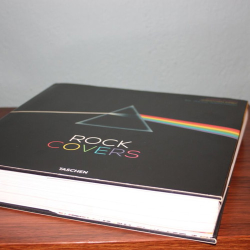 Rock Covers book like new, history of rock through album covers