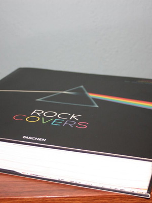 Rock Covers book like new, history of rock through album covers