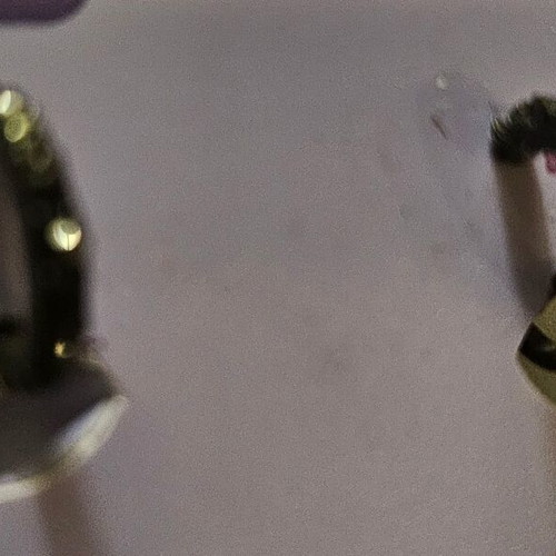 Claires clip earrings like new, black