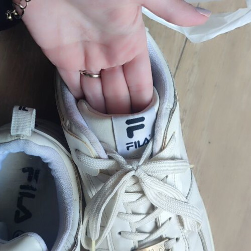 Fila casual shoes size 45 used, white