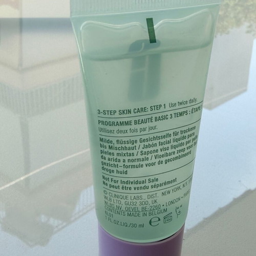 Clinique All About Clean Liquid Facial Soap Mild 30ml new