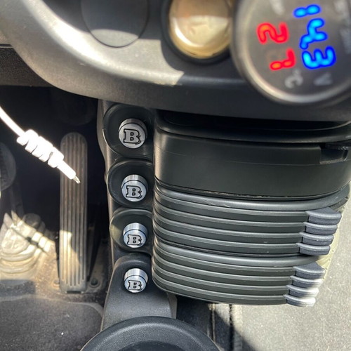 Smart Fortwo 450 caps for cup holder/ashtray lower part new, 4 pieces