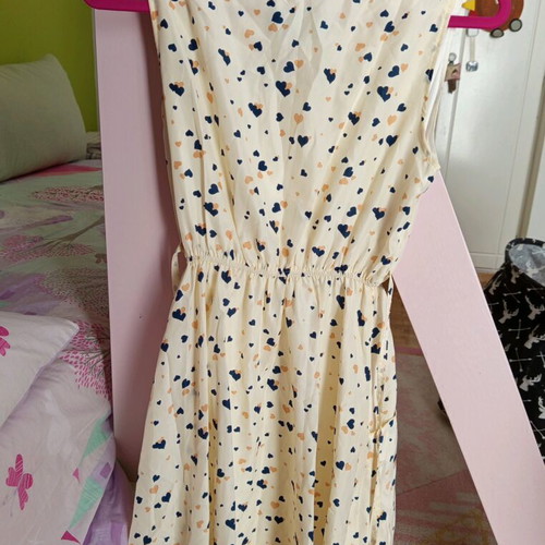 Migle + Me dress used, mini sugar color with hearts