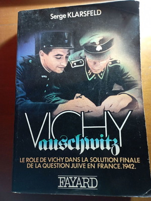 Vichy-Auschwitz historical book used, Serge Klarsfeld, 1983