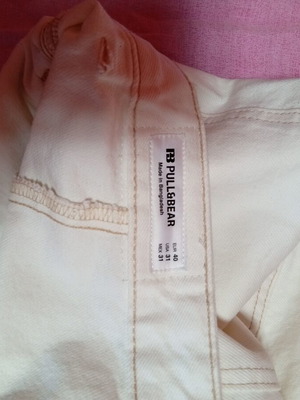 Pull & Bear white pants, size L / 40 / 12, new
