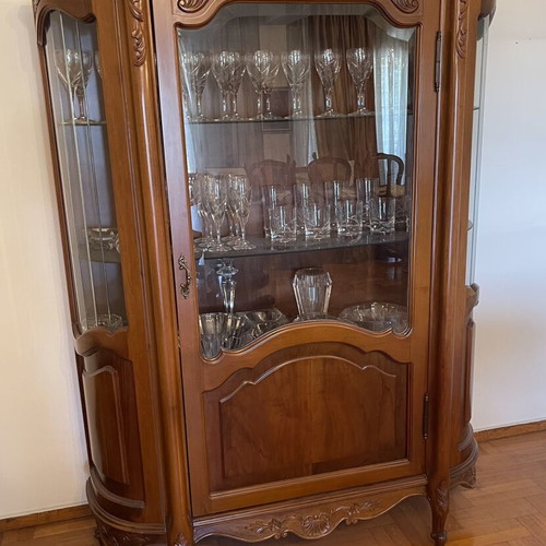 Classic Rococo Style Showcase like new, solid wood