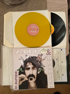 Zappa Mothers Live In Europe LP употребяван, прозрачен жълт винил