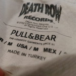Death Row Records 100% Cotton Shirt Size M Like New, White