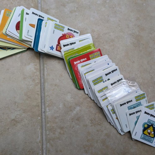 Koukouroukou stickers used, pack of 10 pieces