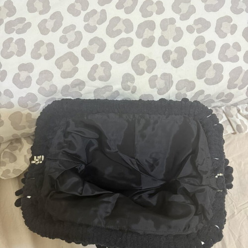 Puffy Bag handmade, new, black