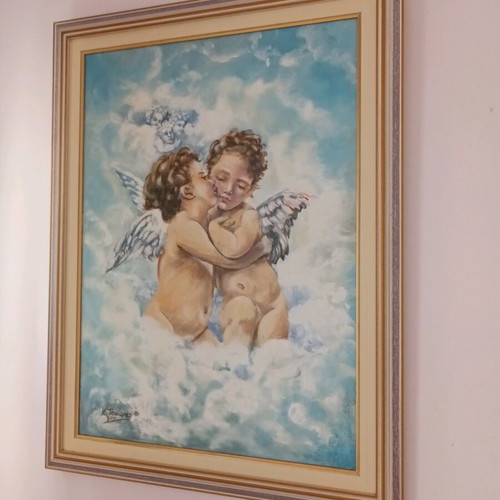 Tsairis oil painting 83x63 cm used
