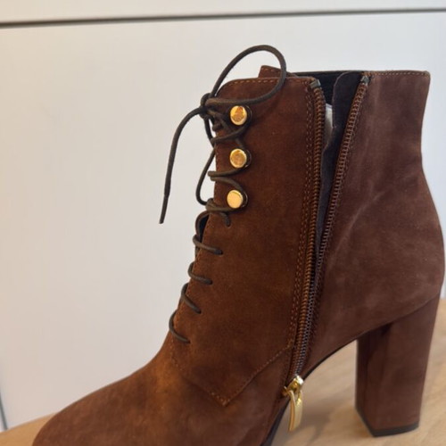 Brown boots shoes like new, size 37