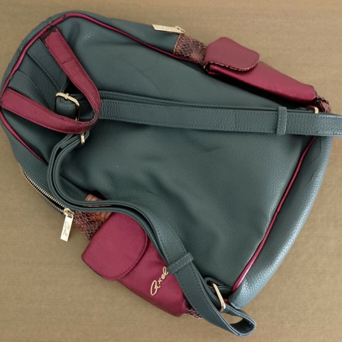 Axel backpack used with colorful details, gray