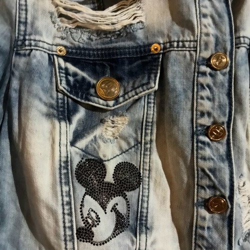 Galliano denim jacket like new, blue, size XL