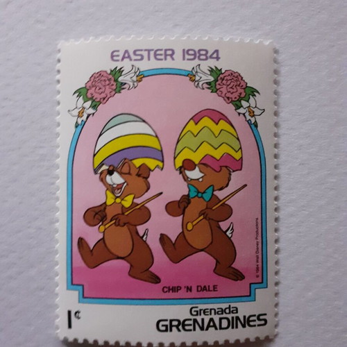 Grenada Grenadines Walt Disney Easter 1984 Stamp Set 7 Mint