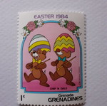 Grenada Grenadines Walt Disney Easter 1984 Stamp Set 7 Mint