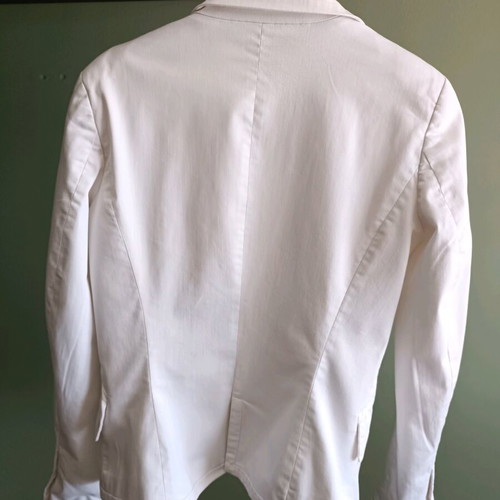 Zara white women's blazer used, fitted, size S