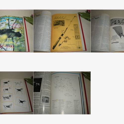 Kynigetika Nea 1983 used, 8 bound magazine issues