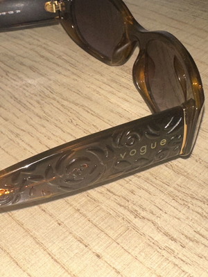 Vogue sunglasses like new, black and brown, with case