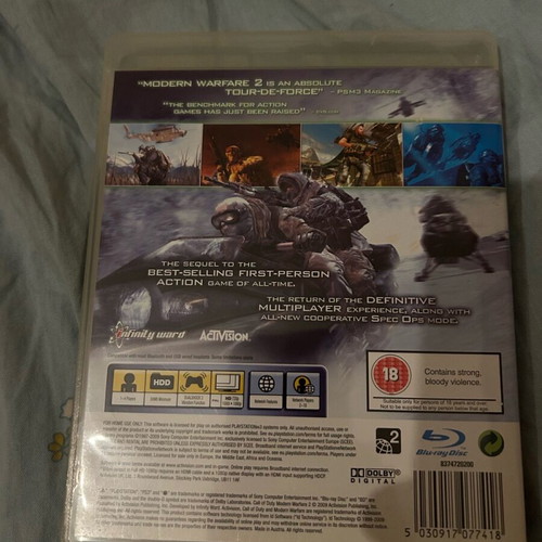 Call of Duty Modern Warfare 2 for PS3 used