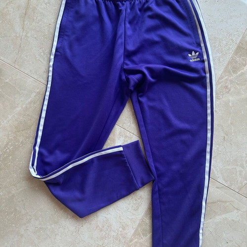 Adidas Originals men's purple sweatpants Large like new
