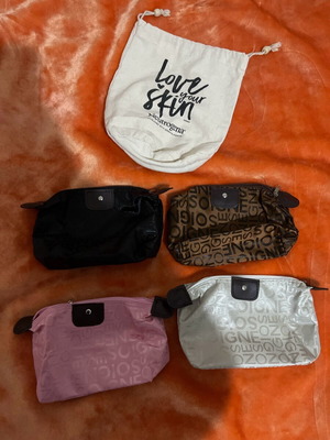 Toiletry bags new, pack of 5 pieces