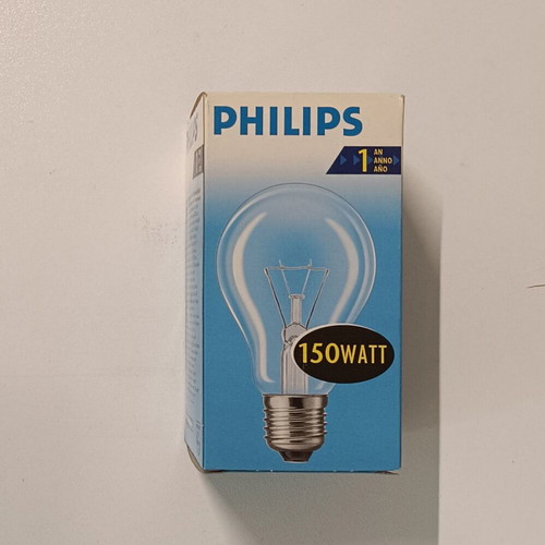 Philips 150W incandescent light bulb with E27 screw base new