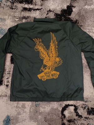 Vans x AntiHero Coach Jacket σαν καινούργιο, πράσινο, μέγεθος M