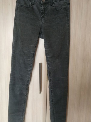 Benetton skinny jean gray anthracite XS used