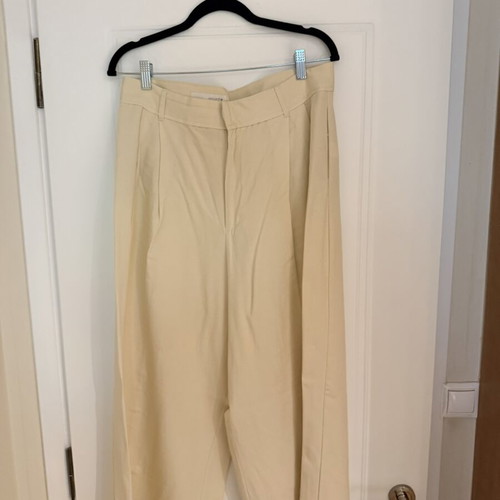 Zara strapless vest and pants set new, beige