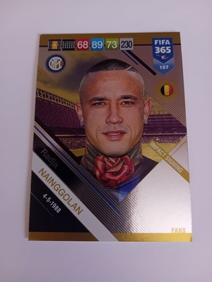 Panini FIFA 365 2019 Nainggolan card like new