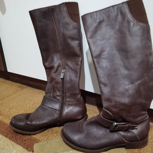 Brown Reaction Kenneth Cole boots used, leather, size 36