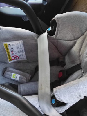 Cam Area Zero car seat grey 0-13 kg missing base like new