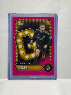 2025 Topps Real Madrid Collector Tin Arda Guler 024/375 new