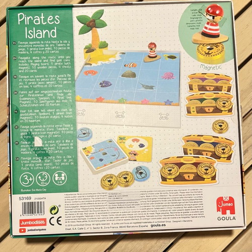 Pirates Island board game Goula like new