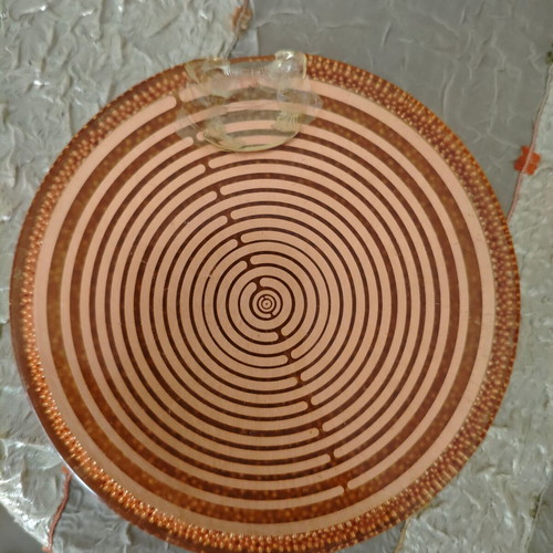 Orgonite Drink Charger used with surface crack