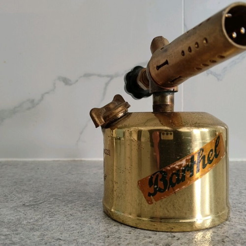 Collectible G. Barthel Gasoline Blowtorch used, Made in GDR