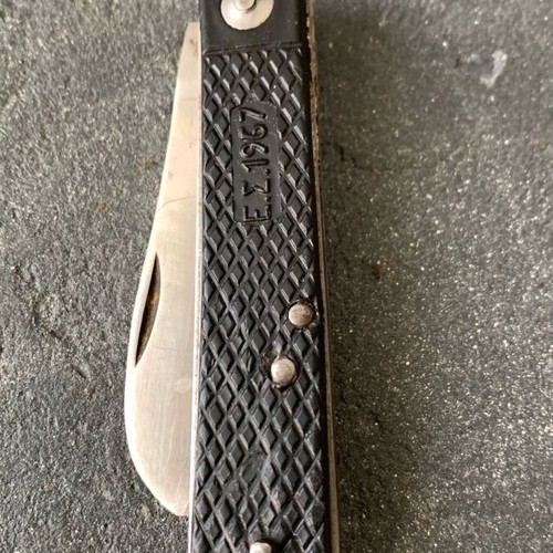 Greek army knife used