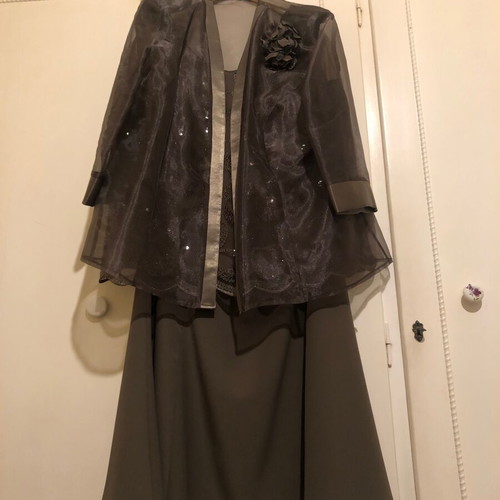 Evening formal satin set