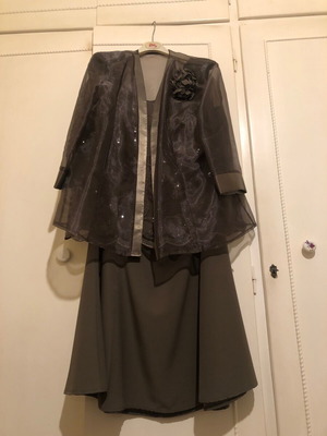 Evening formal satin set