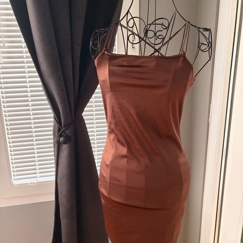 H&M elegant brown dress, size S