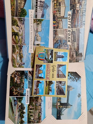 Postcards new, pack of 150 from Greece and Germany