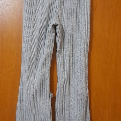 Shein flared pants new, light gray, size M