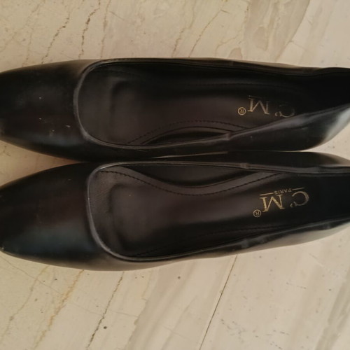 CMP black low heels size 39 like new