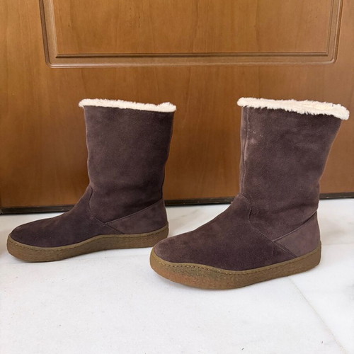 Camper Peu Terreno boots like new, brown nubuck women's