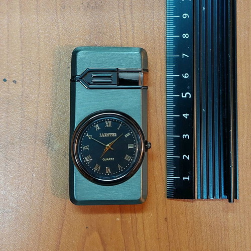 Gas Lighter with Clock New