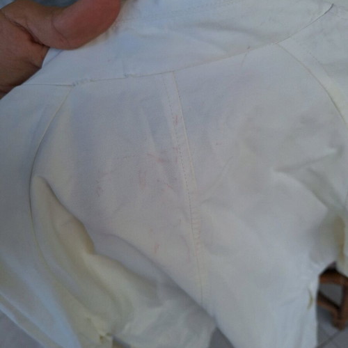 Vintage white capartina coat used, small, Project Classico