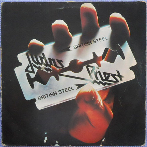 Judas Priest British Steel vinyl record used, metal