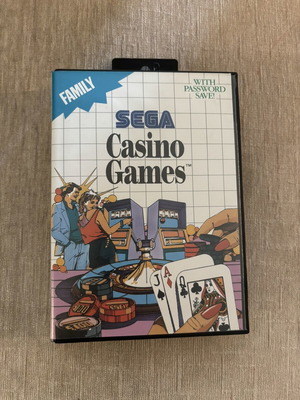 Casino Games Sega Master System complete