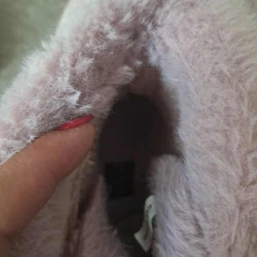 Girls' boots used, sizes 34 and 35, with fur